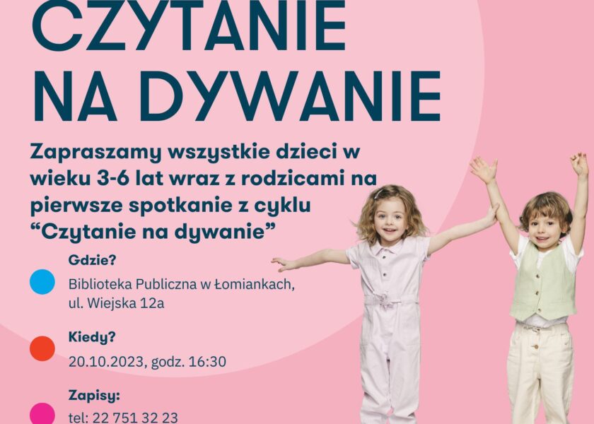 Czytanie na dywanie