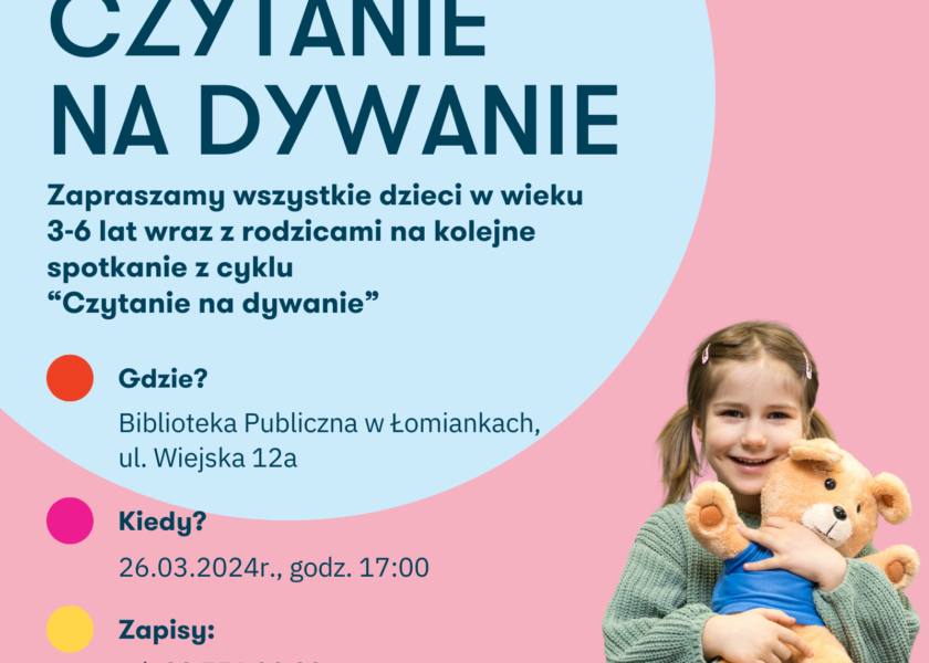 Marcowe czytanie na dywanie