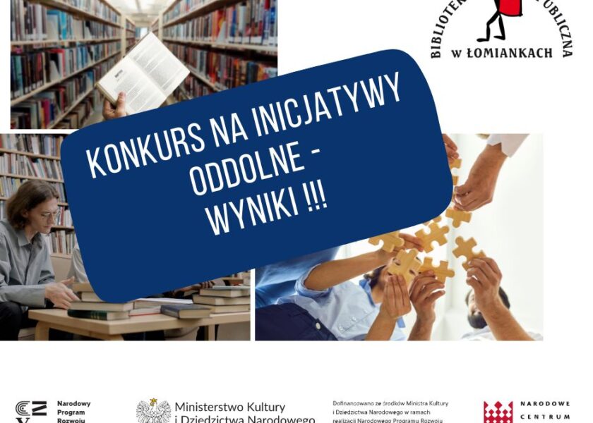 Konkurs na inicjatywy oddolne – wyniki