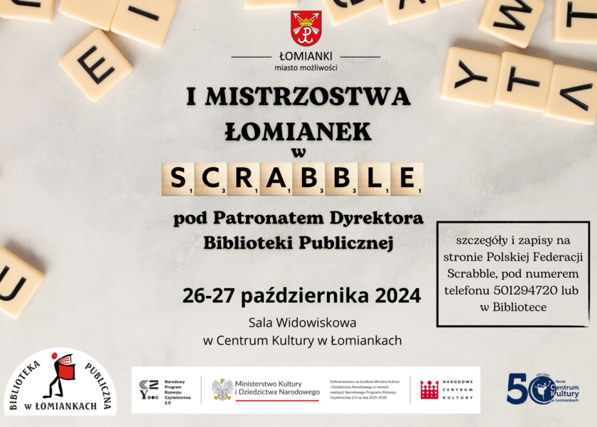 I Mistrzostwa Łomianek w Scrabble