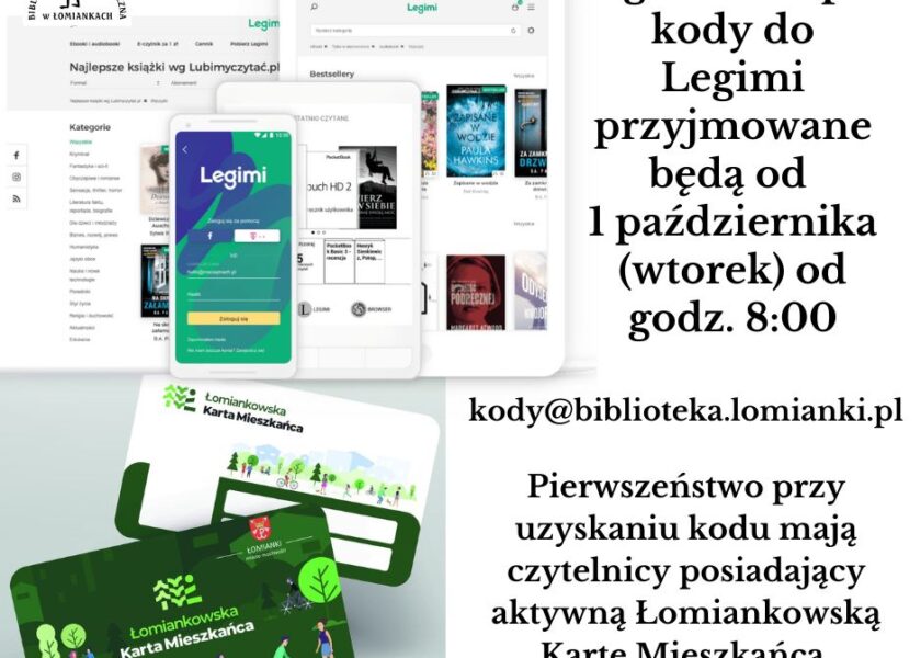 Październikowe kody do Legimi